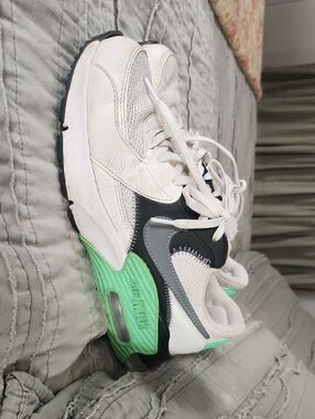 Nike White Black Mint Green Air Max Sneakers